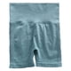 thumbnail image 2 of Traje de yoga para mujer, pantalones cortos de cintura alta, camisetas cortas de manga larga, ropa para gimnasio y jogging Pantalones cortos S, 2 of 4