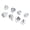 silver, variant on 8Pcs 5/8 1/4 3/8 Screw Adapter Converter Set for Studio Mic Clip, DSLR Bracket, Tripod Mount Heavy-Duty Steel