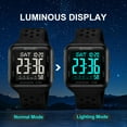 thumbnail image 6 of SKMEI Mens Watch Digital Outdoor Sports Waterproof Large Face Wrist Watches for men with LED Back Ligh/Alarm/Stopwatch, 6 of 9