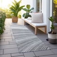 thumbnail image 6 of Addison Rugs Chantille Indoor/Outdoor Transitional Waves Gray Washable Runner Rug, 2'3" x 7'6", 6 of 6