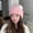 E1, variant on Womens Winter Ribbed Beanie Crossed Cap Chunky Cable Knit Pompom Soft Warm Hat