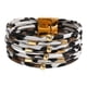 thumbnail image 1 of Pulsera de para mujer, accesorios para conjuntos, fácil de usar, duradera, tipo brazalete. Leopardo blanco, 1 of 8