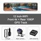 thumbnail image 3 of 3840*2160P 4K DashCam WIFI 415 Car DVR Video Recorder Rearview Mirror GPS Track Dual Lens Auto Registrar Night Vision 24H Park, 3 of 5