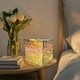 thumbnail image 1 of Paquete de Material de luz nocturna de tulipán DIY perfecl lámpara de mesa con espejo romántico efecto mar de flores 21 flores rosadas, 1 of 8