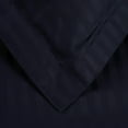 thumbnail image 4 of 400-Thread Count 100% Egyptian Cotton Elegant Stripes Duvet Cover Set Navy Blue / Full/Queen, 4 of 5