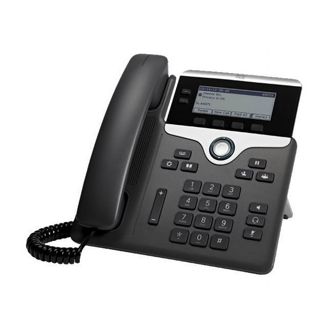 Cisco IP Phone 7821 - Téléphone VoIP - SIP, SRTP - 2 Lignes