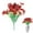 Red, variant on Clearance Under $10 Artificial flowers, A Bunch Of Artificial Flowers Is Used For Outdoor Decoration Artificial Flowers Artificial Plants Colorful Daisies Flowers Are Realistic