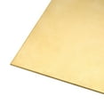 thumbnail image 5 of Uxcell Brass Sheet Metal Sheets Plates 5.9" Length x 5.9" Width x 0.03" Thick, 5 of 5