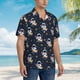 thumbnail image 3 of Fotbe Astronaut Surfing Camisa Hawaiana para Hombre Unisex – Camisa Casual de Verano con Botones de Manga Corta de Algodón y Lino,Medium, 3 of 7