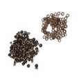 thumbnail image 2 of 100pcs Small Grommets Eyelets with Washers for Clothes, Leather, Bags(Inner Diameter 4mm), 2 of 3