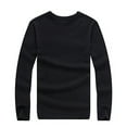 thumbnail image 2 of CYZ Men's Thermal Long Sleeve Crew Top-Black-S, 2 of 2