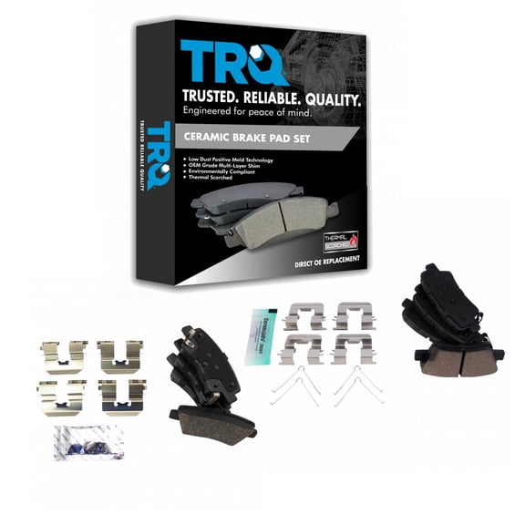 TRQ Ceramic Brake Pads Fits Hyundai Accent Elantra Ioniq Kia Niro Rio BFA20335 Fits select: 2019 HYUNDAI ELANTRA SE, 2018 HYUNDAI ELANTRA SEL/VALUE/LIMITED