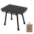 thumbnail image 1 of Outdoor Camping Portable Foldable Table Compact Detachable Teapoy Aluminum Alloy Fishing Stool Garden Picnic Rest Stool, 1 of 9