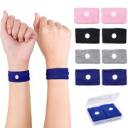 XIRQI 4 Pairs Motion Sickness Bands, Drug-Free Acupressure