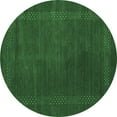 thumbnail image 1 of Ahgly Company Indoor Round Abstract Emerald Green Contemporary Area Rugs, 8' Round, 1 of 4
