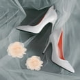 thumbnail image 4 of Shisuyan 2Pcs Detachable Flower Shoe Clips Elegant Cloth Accessories for Women, 4 of 8
