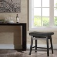 Counter Height Bar Stools Farmhouse Barstools with Upholstered Saddle