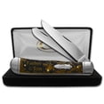 thumbnail image 4 of Case XX Knives Father and Son Antique Bone Trapper 1/500 Stainless Pocket Knife CA58182 FS, 4 of 4