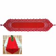 thumbnail image 1 of Table Mat Lace Design Smooth Touch Feeling 2 Colors Dining Table Protector for Buffet, 1 of 6