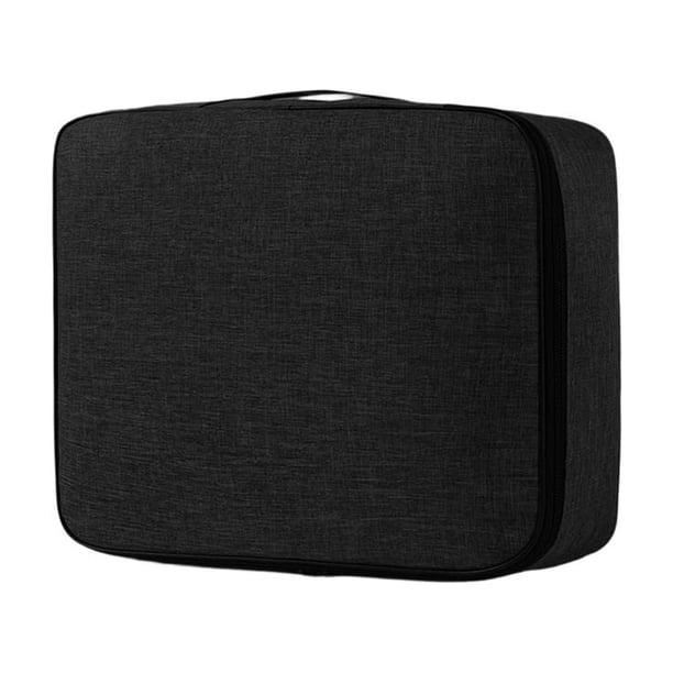 Bolsa organizadora de documentos multicapa con cerradura de contraseña.Estuche impermeable para guardar documentos,certificados,pasaportes y documentos A4.Organizador de gran capacidad para el
