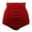 Red, variant on TSADFHJI Womens Swimsuits Rash Guard Women's High Waisted Swim Bottoms Skirts Ruched Bikini Tankini Briefs Swimsuit Shorts Underwear L Red