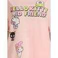 thumbnail image 2 of Hello Kitty Women’s Graphic Sleep Tee with Short Sleeves, Sizes XS-3X, 2 of 5