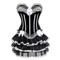 thumbnail image 1 of S-6xl Corsé sexy para mujer Conjunto de corsé y falda Overbust Corselet tutú, 1 of 5