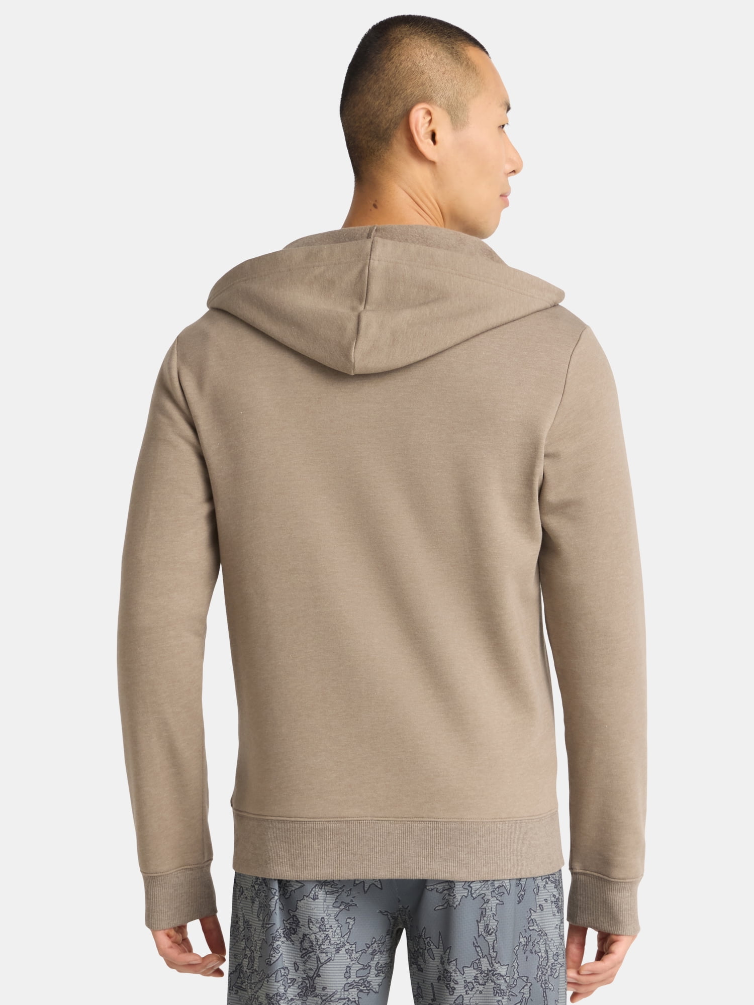 Athletic Works Men's and Big Men's Fleece Zip Hoodie Sweatshirt