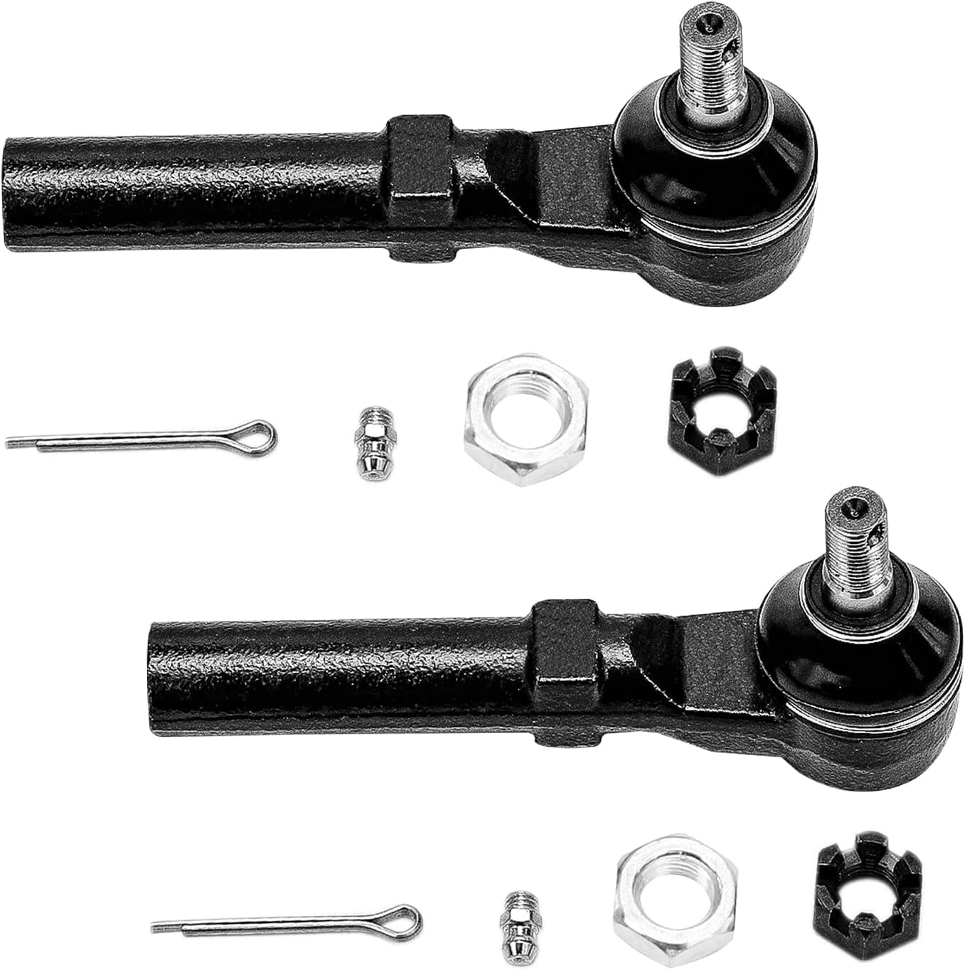 Detroit Axle - 4pc Front Inner Outer Tie Rod Ends for 2014-2018 Subaru XV Crosstrek Forester