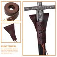 thumbnail image 4 of KAKOWELY 1 juego de cinturón de espada de rana medieval de PU, accesorio de disfraz de rana para cosplay, actuación en el escenario, 4 of 5