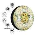 thumbnail image 4 of Rateoe Daisies And Wildflowers Pattern Tire Cover Wheel Protectors Weatherproof Wheel Covers Universal Fit for Trailer Rv SUV Truck Camper Travel Trailers Accessories-17 inch, 4 of 6