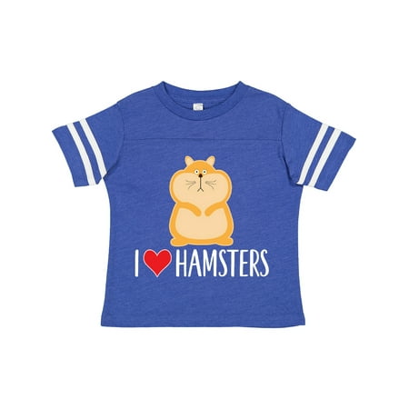 

Inktastic I Love Hamsters Pet Gift Toddler Boy or Toddler Girl T-Shirt