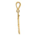 thumbnail image 2 of Auriga Fine Jewelry 14K Yellow Gold Medium Diamond-cut Number 33 Charm for Women, 2 of 6