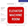 thumbnail image 3 of Elevator Machine Room Sign,, 3 of 8