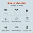 thumbnail image 2 of Mini Home Security Camera Wireless, Wide Angle, Night Vision, App Control, Cloud & SD Storage, Portable 1080P HD Small Camera for Indoor Outdoor, Blue, 2 of 11