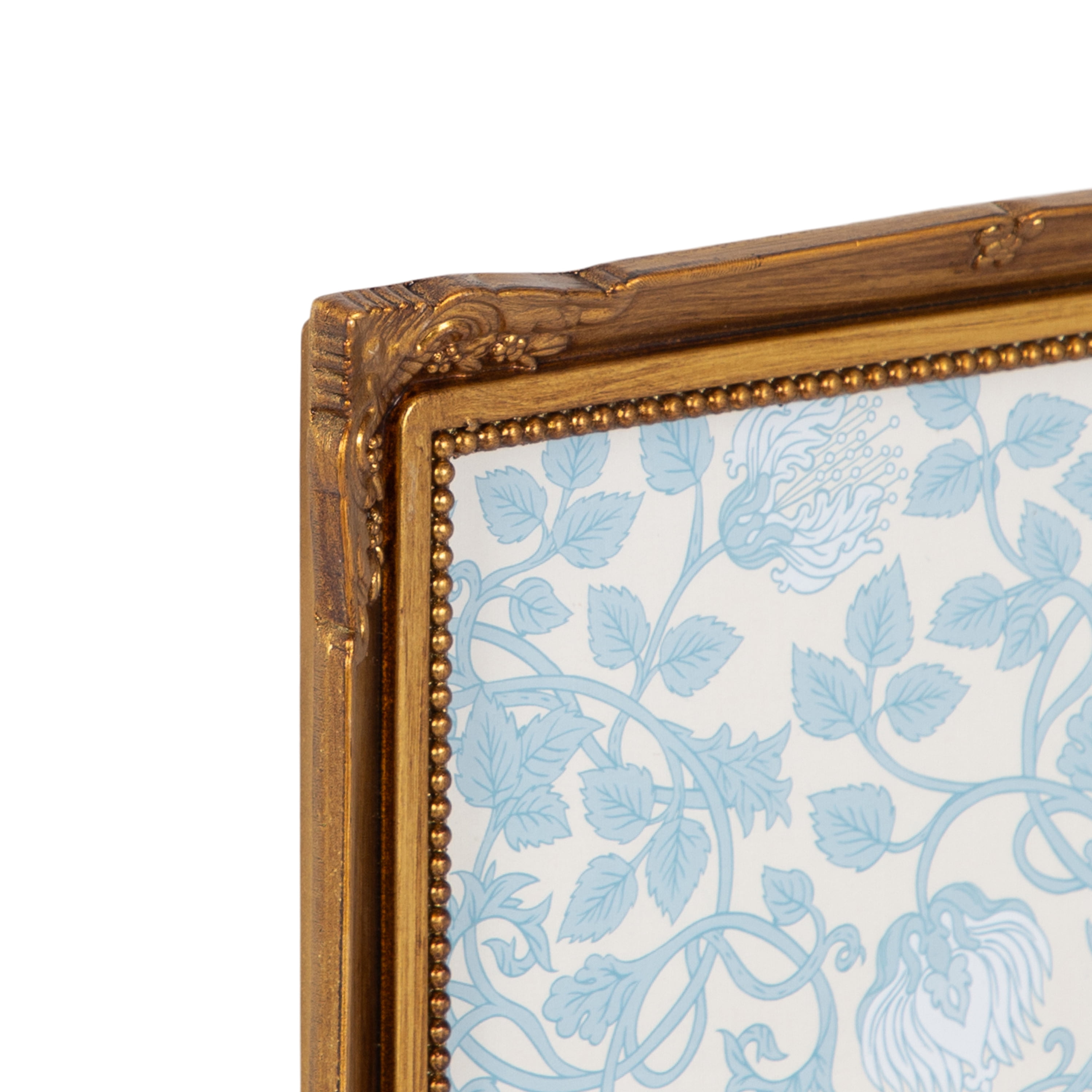 DesignOvation – 8x10 Picture Frame – Baroque Antique Gold Tabletop Photo Frame