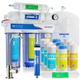 thumbnail image 1 of Max Water filtration d'Eau RO à 5 Étapes avec Robinet, Réservoir Robuste, + Filtres de Remplacement pour 100 GPD, 1 of 6