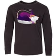 thumbnail image 3 of Inktastic Candy Wizard Rat Long Sleeve Youth T-Shirt, 3 of 5