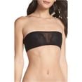 thumbnail image 1 of Free People Womens Malinda Bandeau Bra, Negro, Grande Free People Bandeau, 1 of 1
