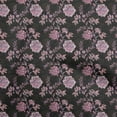 thumbnail image 1 of oneOone Polyester Spandex Black Fabric Batik Dress Material Fabric Print Fabric By The Yard 56 Inch Wide, 1 of 5