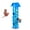 Blue, variant on Kingsyard 6-Ports Metal Tube Sunflower Seed Wild Bird Feeder, Outside Hanging Weather Proof, Red