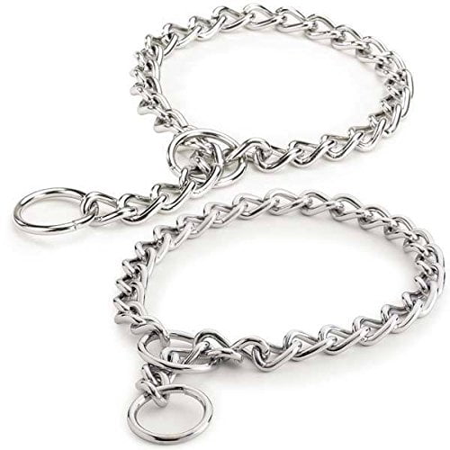 negativ kompensation Kirken Choke Chain Dog Collar Selections - Steel Training Low Prices!(Medium  Weight 2.5 mm 14 Inch) - Walmart.com