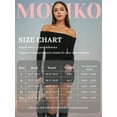 thumbnail image 7 of MOYIKO Off The Shoulder Tops For Women Fitted Long Sleeve Shirts Elegant, 7 of 7