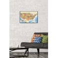 thumbnail image 3 of Map - USA Wall Poster, 22.375" x 34" Framed, 3 of 4
