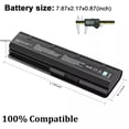 thumbnail image 3 of Battery for HP Compaq Presario CQ56-100 CQ56-200 CQ56z-200 CTO CQ57 CQ62 CQ630, 3 of 4