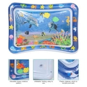 Tummy Time Baby Water Mat, Inflatable Infant Toys Baby Playmat Early Sensory Development BPA-Free