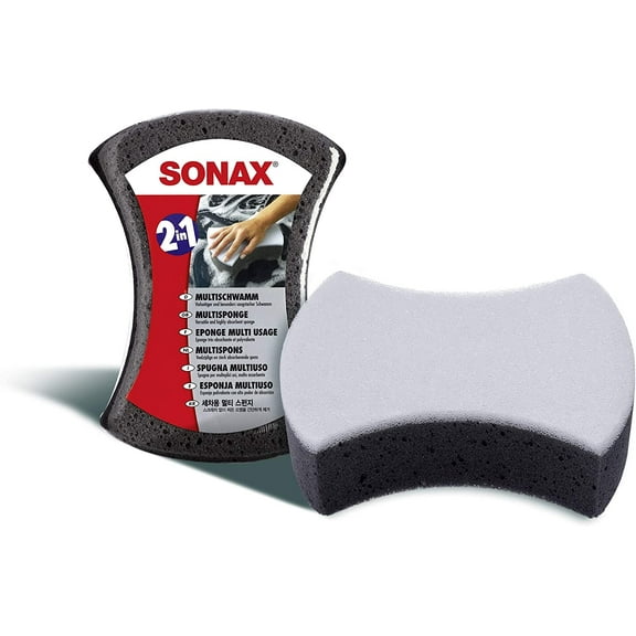 Sonax Multi Sponge is a versatile, high-quality car wash sponge for car cleaning