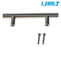 Lablt 30 Pack 5" Stainless Steel T Bar Pulls Kitchen Cabinet Door Handles Drawer