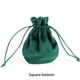 thumbnail image 3 of Bolsa de joyería de terciopelo con cordón a prueba de polvo, organizador de embalaje de regalo de cumpleaños de boda, bolsas pequeñas, Ropa, zapatos y accesorios Miscelánea Fondo verde/redondo Sonducket AP017416-01, 3 of 6