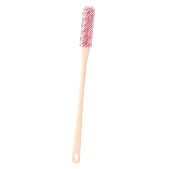 Long Handle Silicone Foot Brush and Scrubber for Toe Seam Cleaning and Gentle Massage in Shower